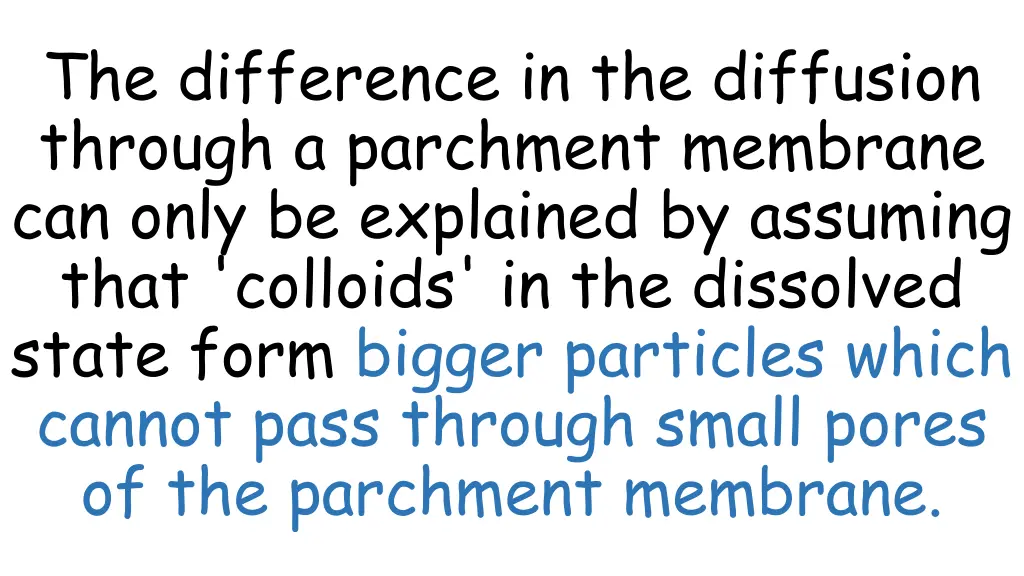 the difference in the diffusion through