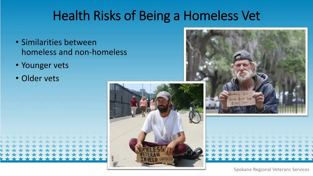 health risks of being a homeless vet health risks
