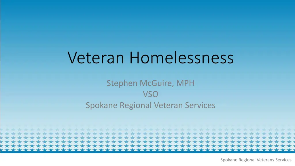 veteran homelessness