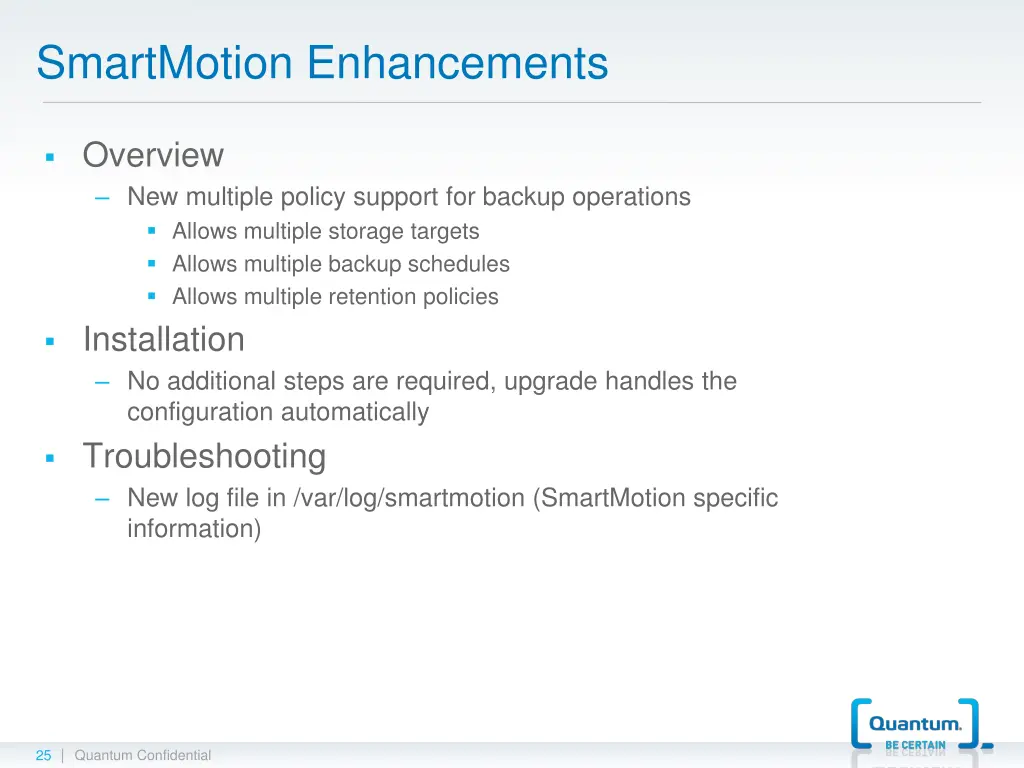 smartmotion enhancements