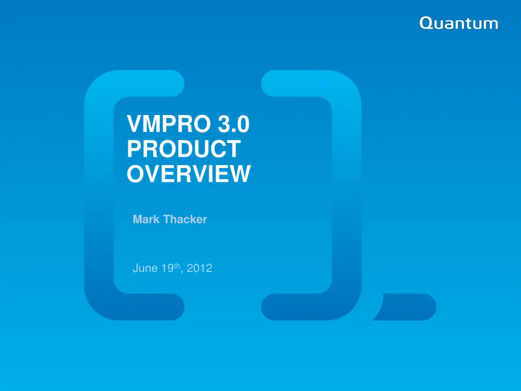 vmpro 3 0 product overview
