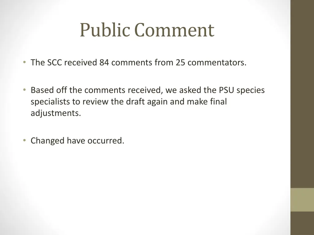 public comment 2