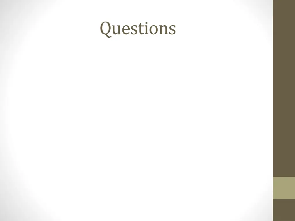 questions