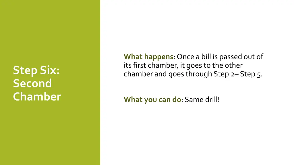 what happens once a bill is passed