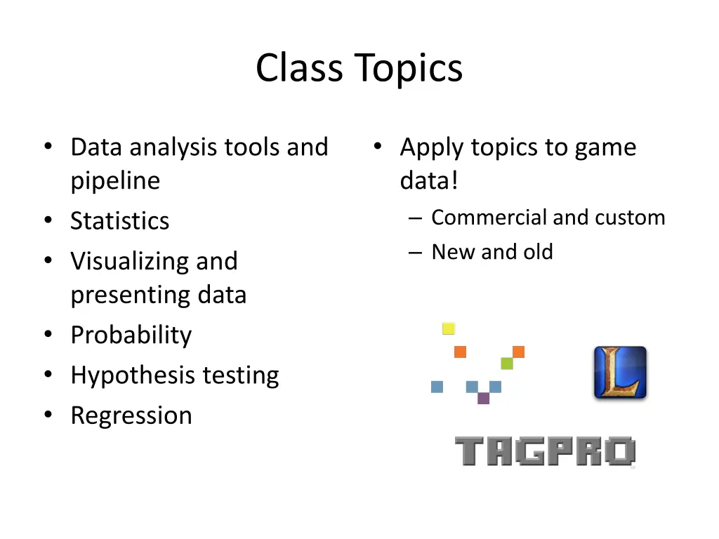 class topics