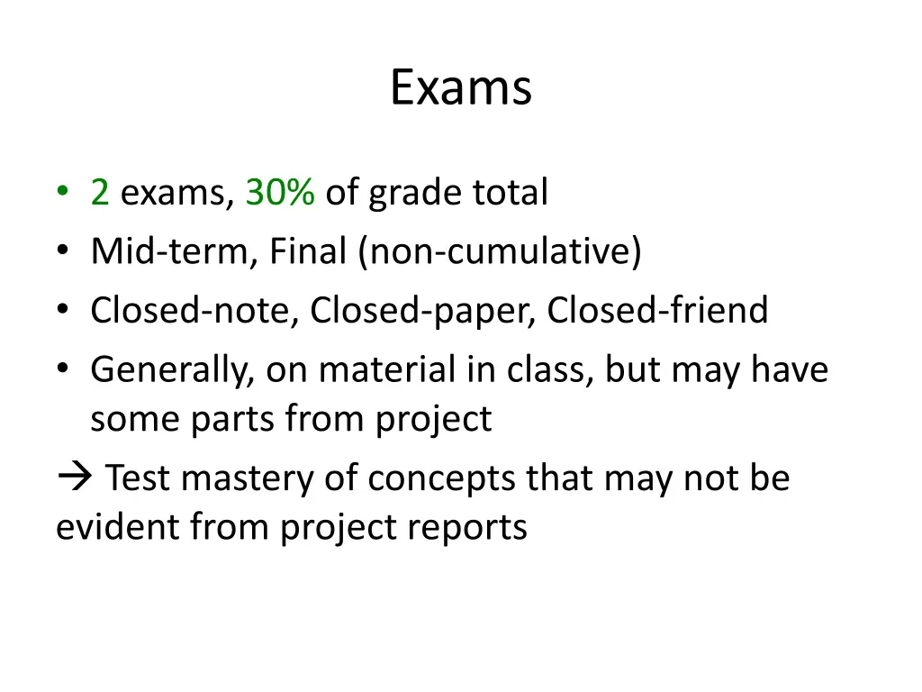 exams