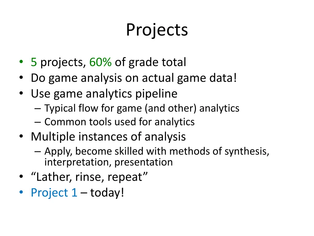 projects