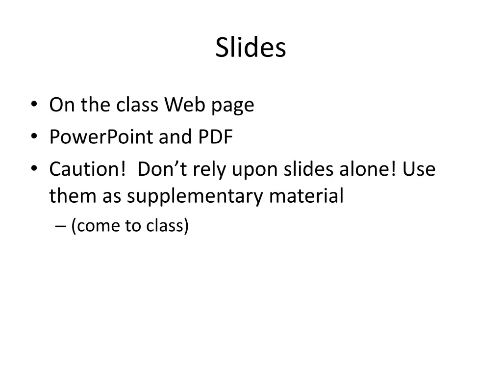 slides