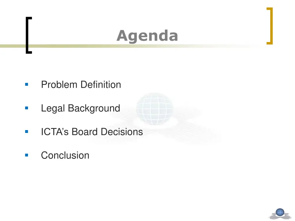 agenda