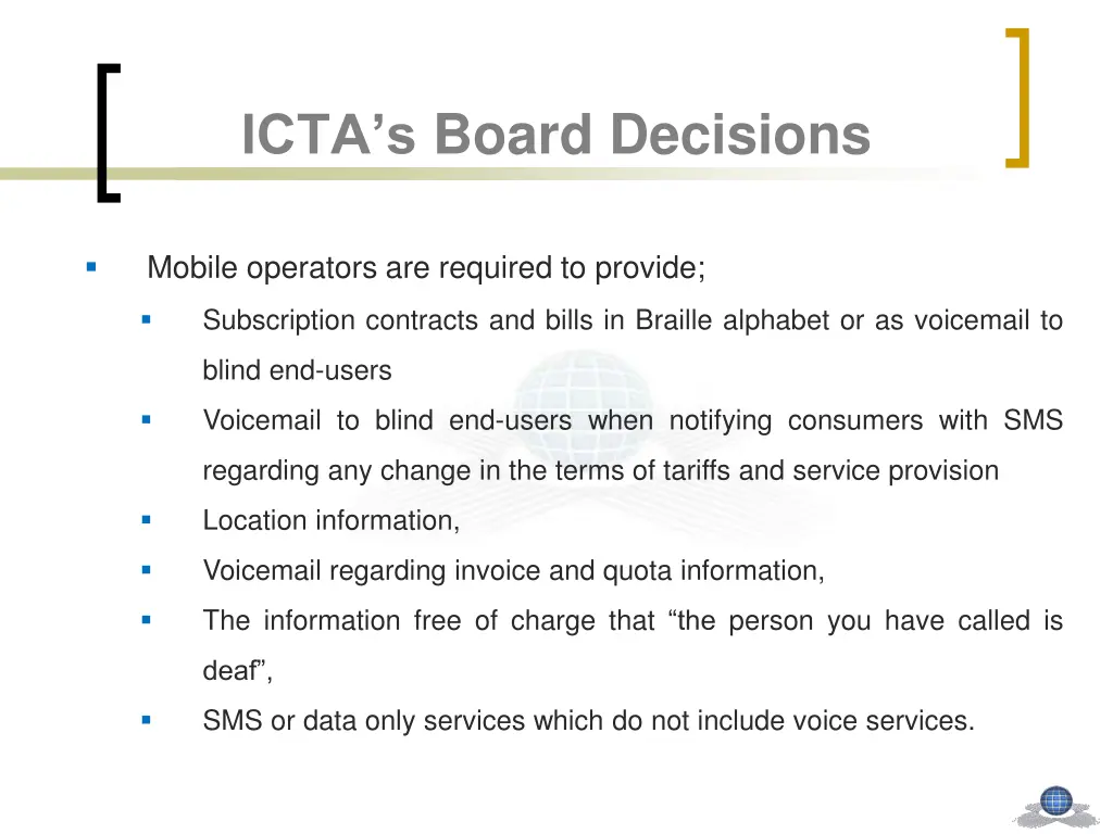icta s board decisions