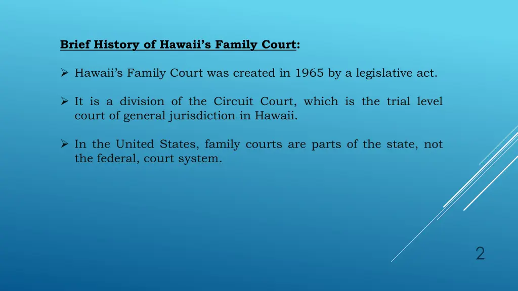 brief history of hawaii s family court