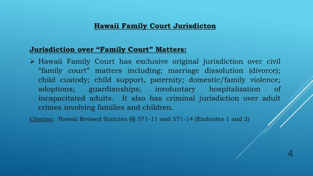 hawaii family court jurisdicton