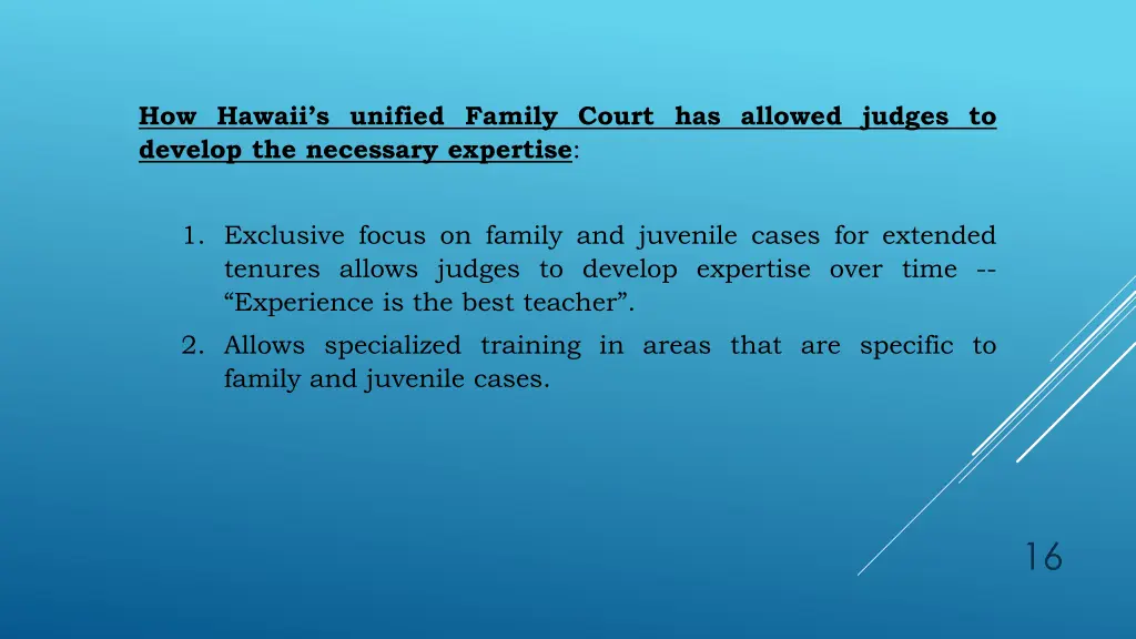 how hawaii s unified family court has allowed