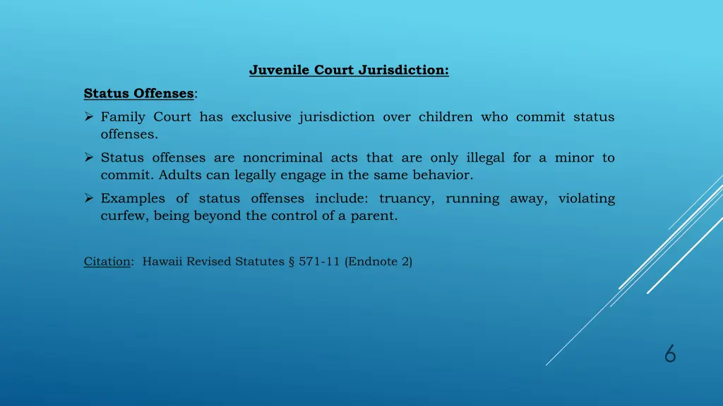 juvenile court jurisdiction 1