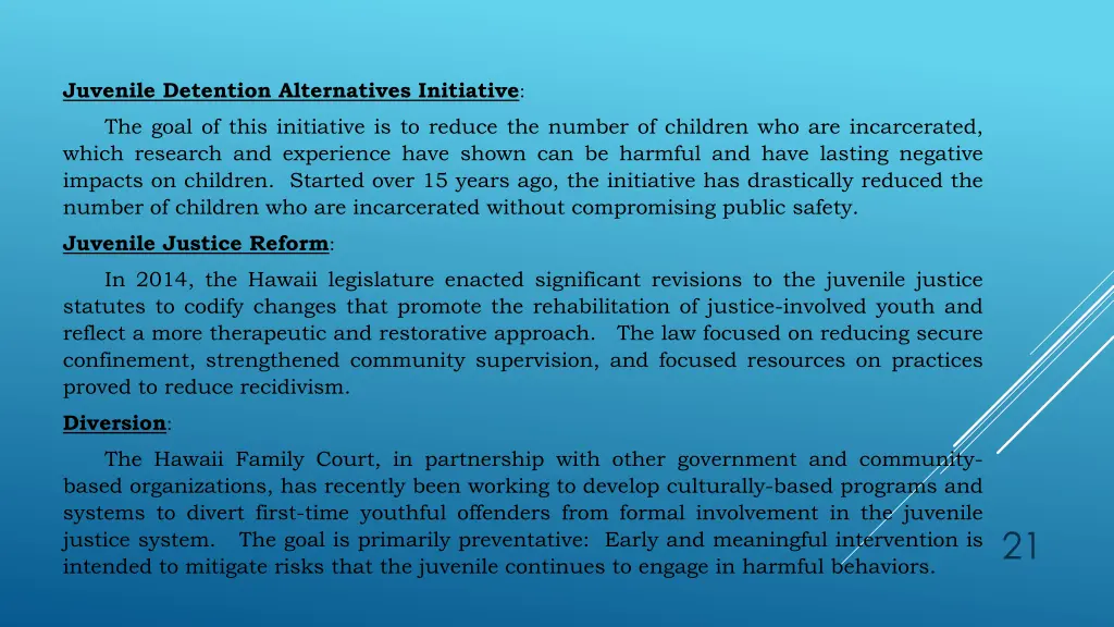 juvenile detention alternatives initiative