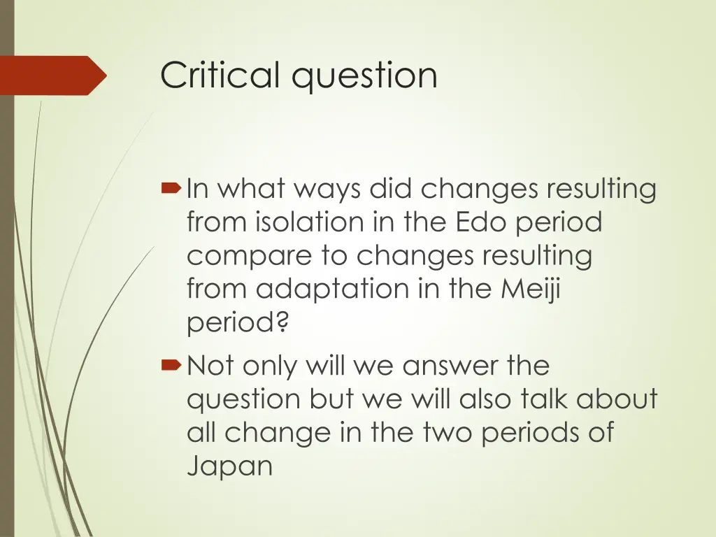 critical question
