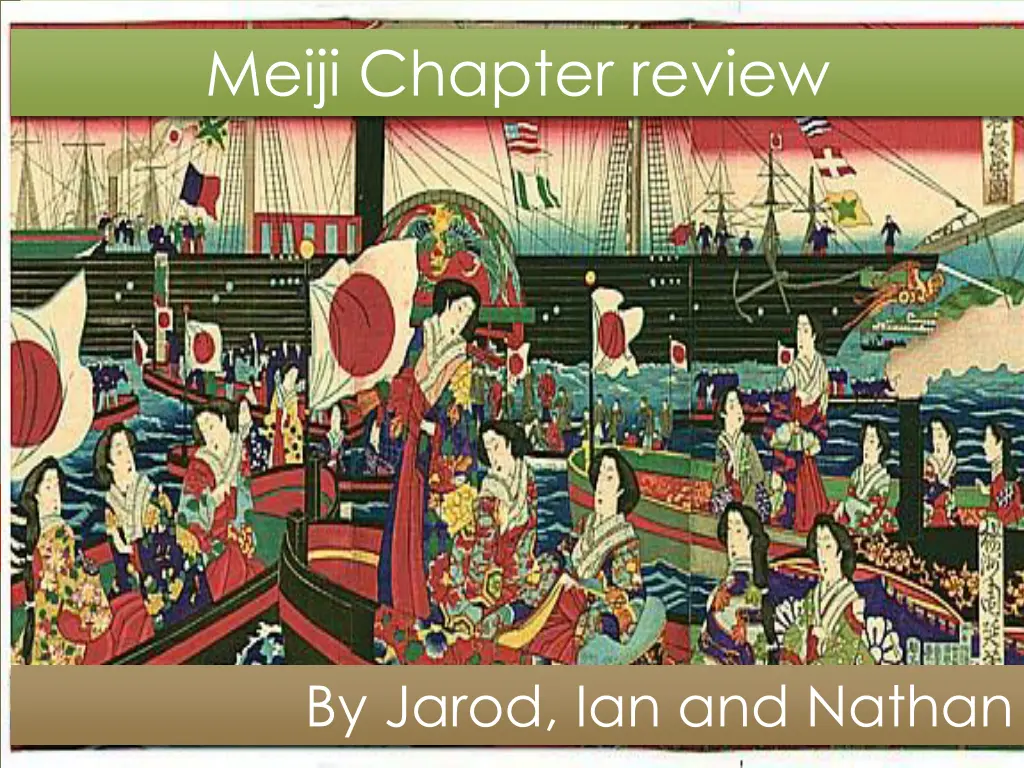 meiji chapter review