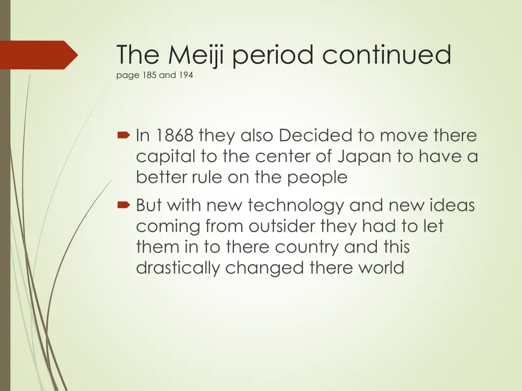 the meiji period continued page 185 and 194