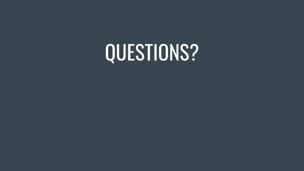 questions