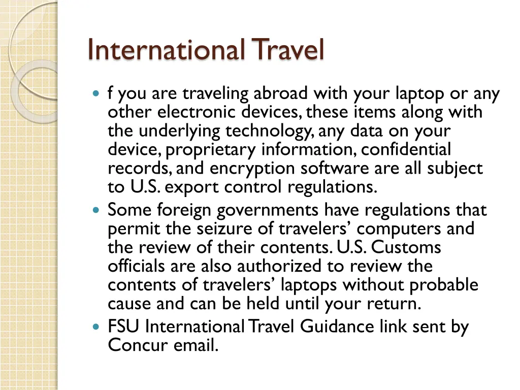 international travel 1