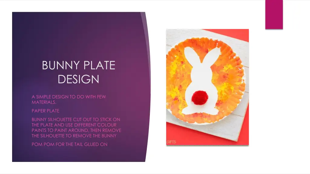 bunny plate design