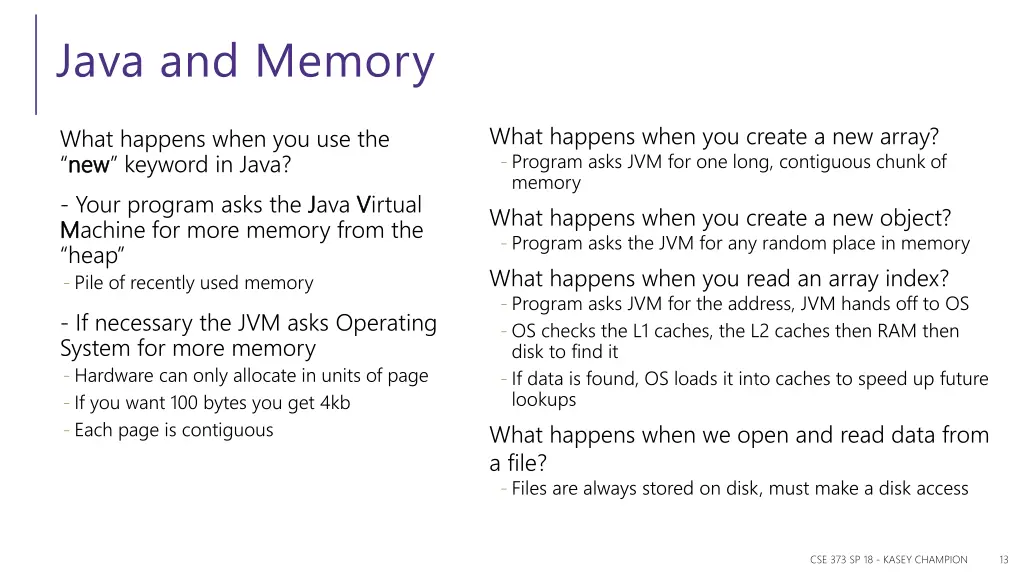 java and memory