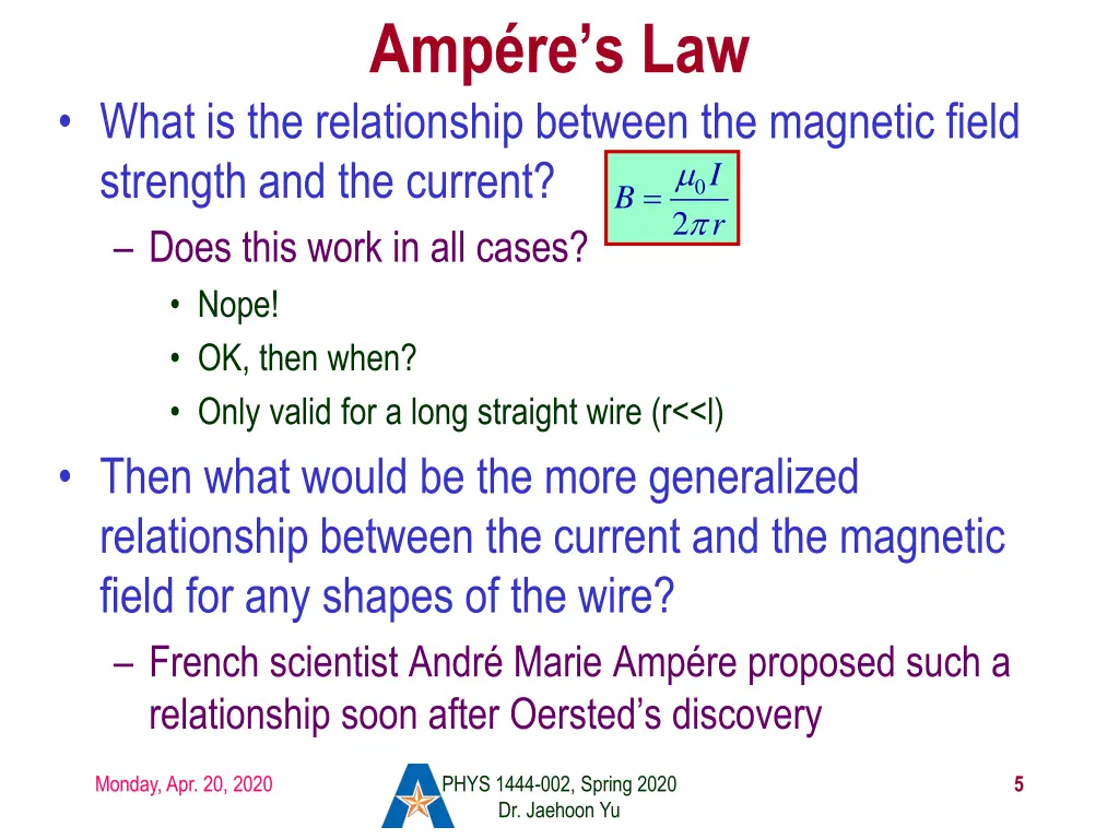 amp re s law