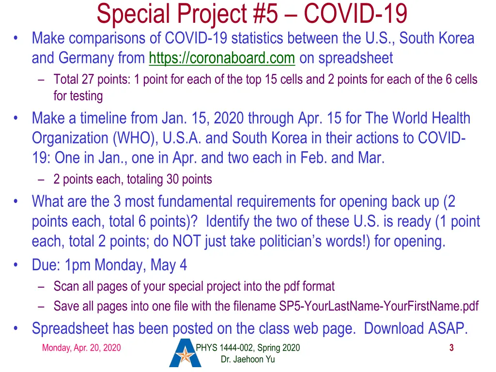 special project 5 covid 19 make comparisons