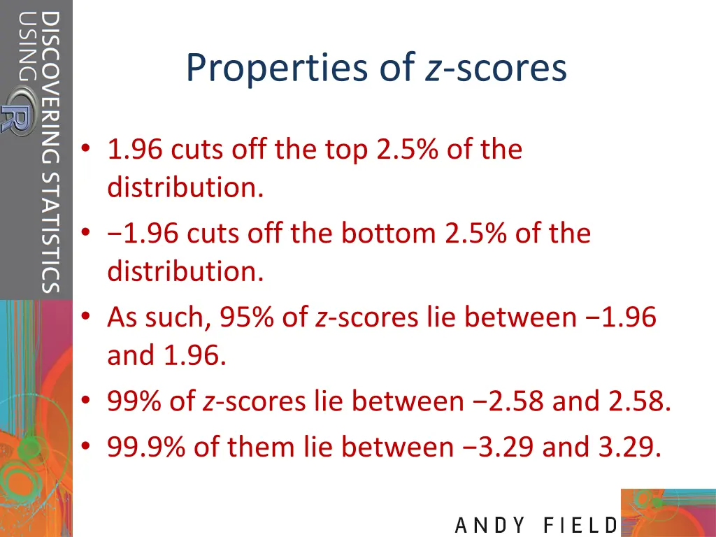 properties of z scores
