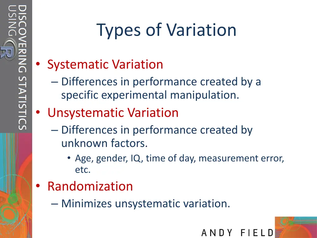 types of variation