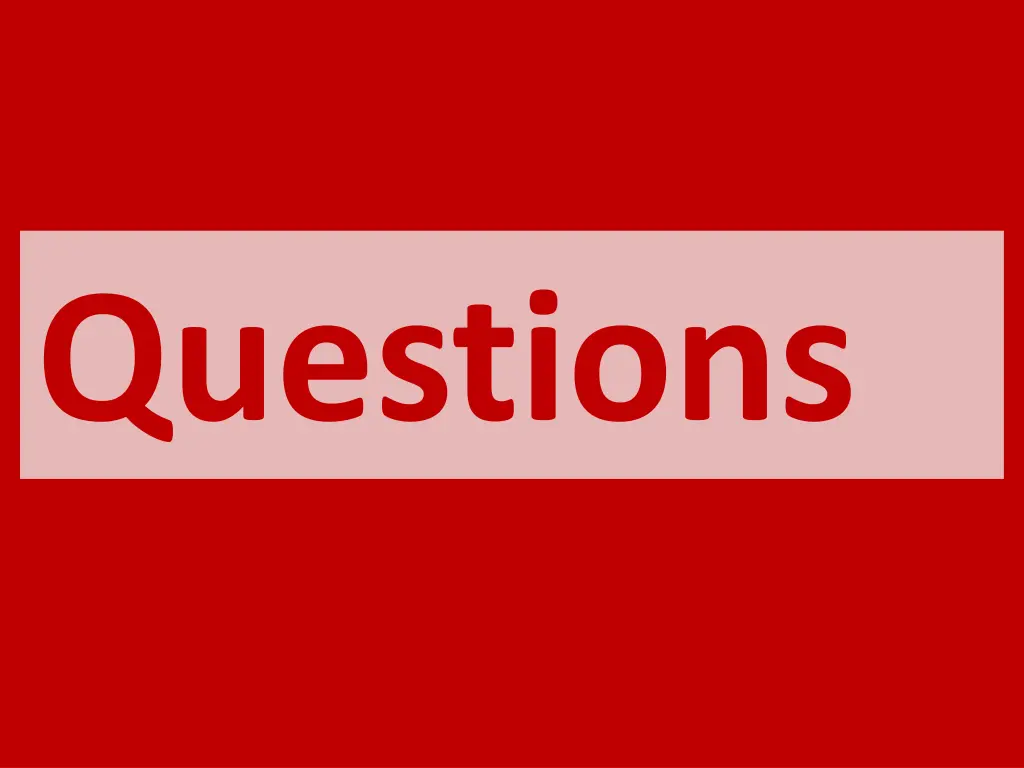 questions