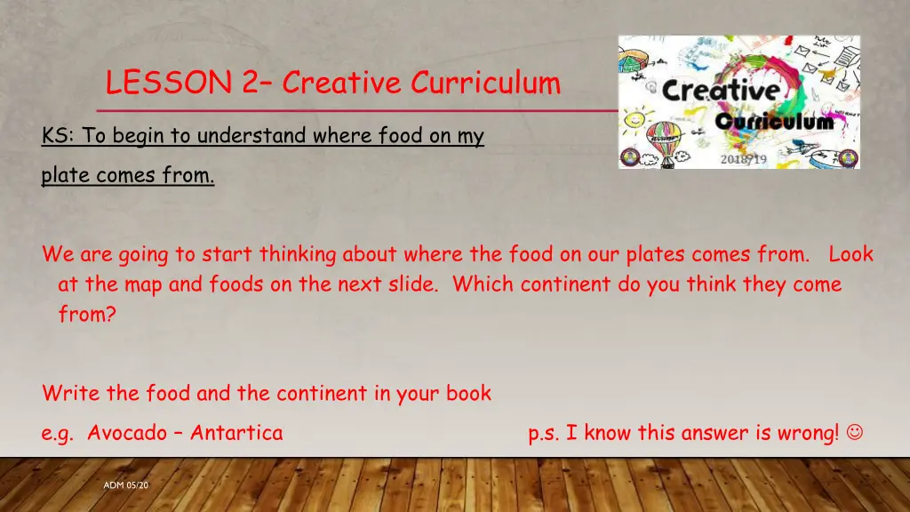 lesson 2 creative curriculum