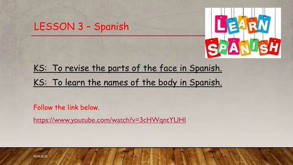 lesson 3 spanish