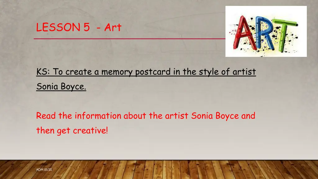 lesson 5 art