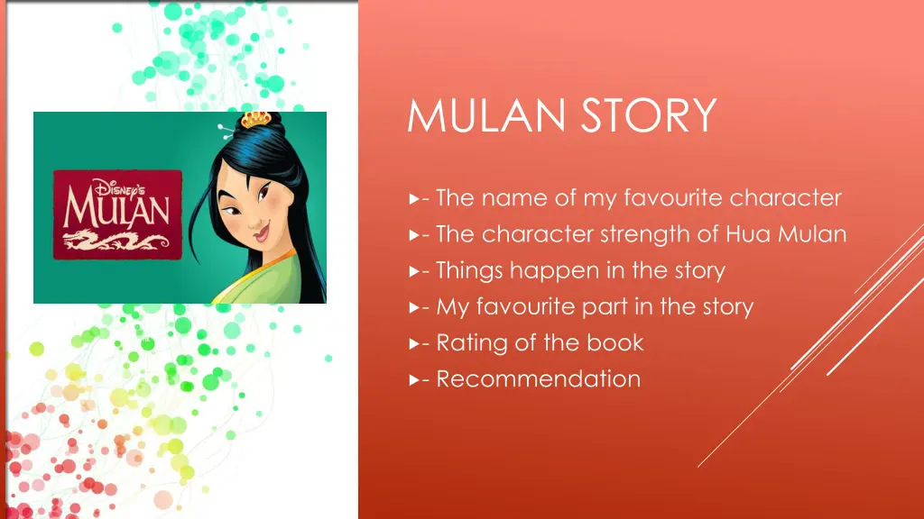 mulan story
