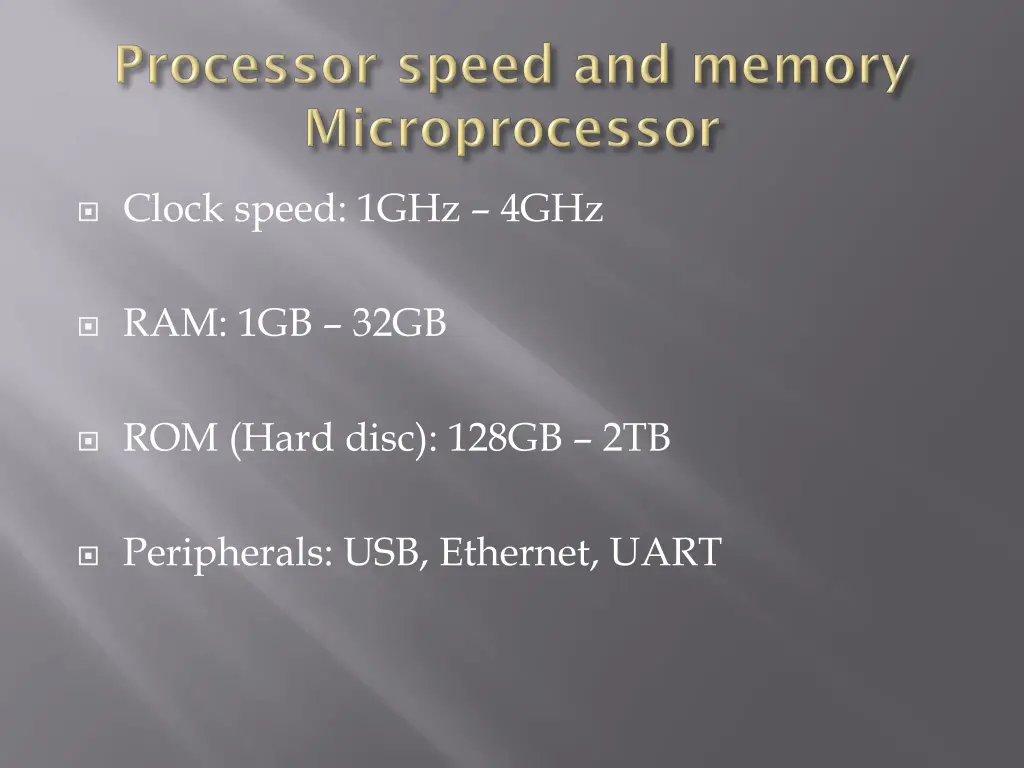 clock speed 1ghz 4ghz