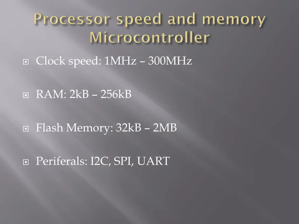 clock speed 1mhz 300mhz