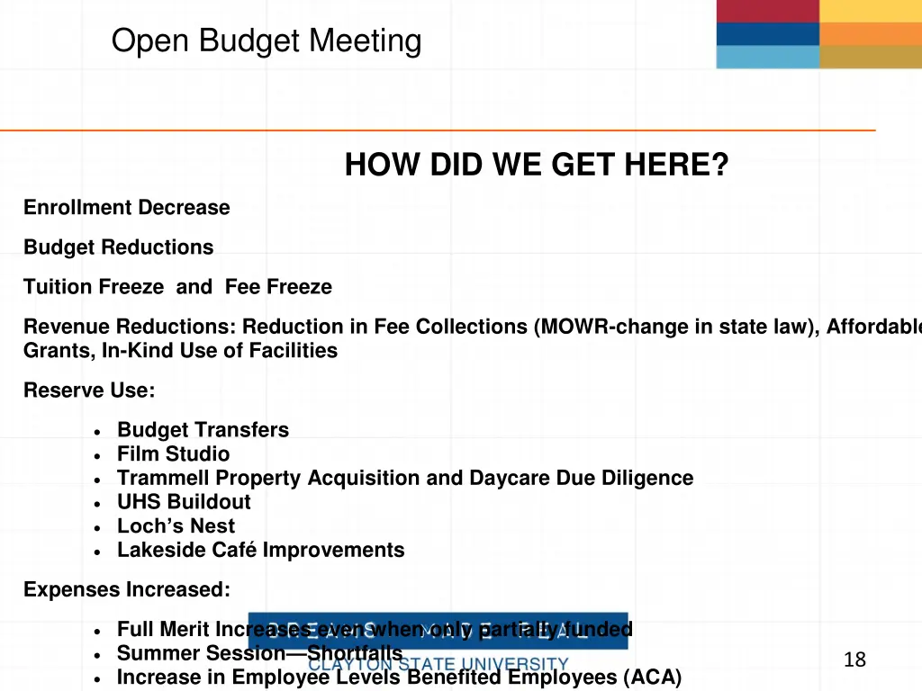 open budget meeting 10