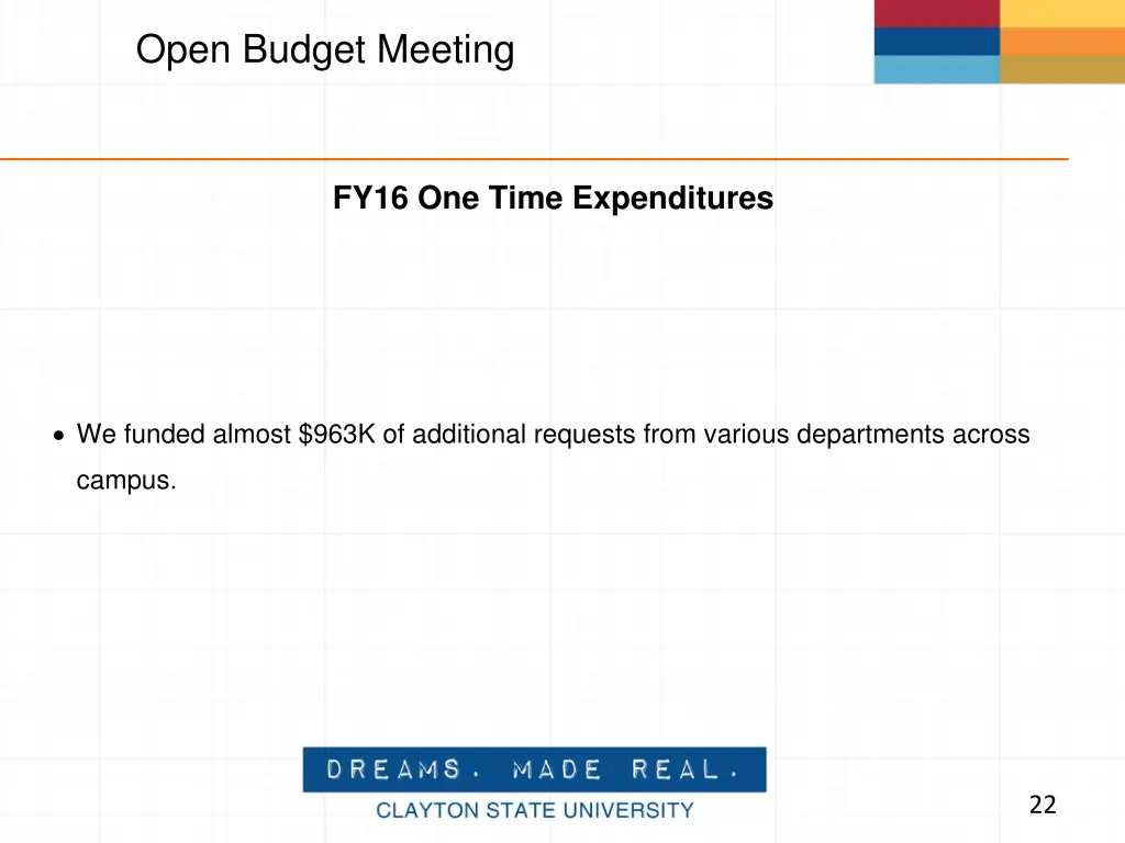open budget meeting 12