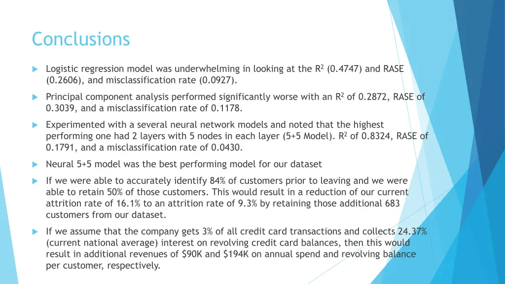 conclusions