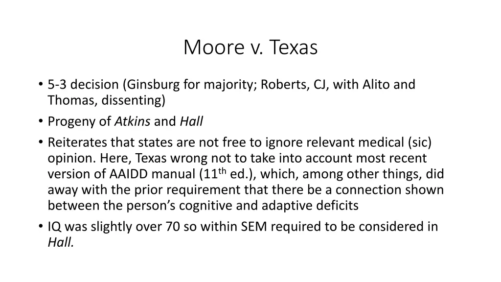 moore v texas