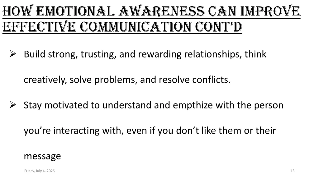 how emotional awareness can improve effective 1