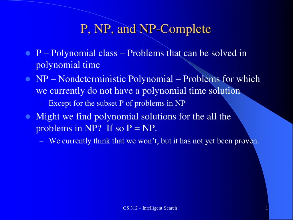 p np and np complete