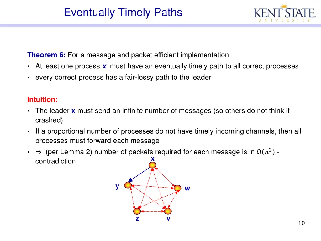 eventually timely paths