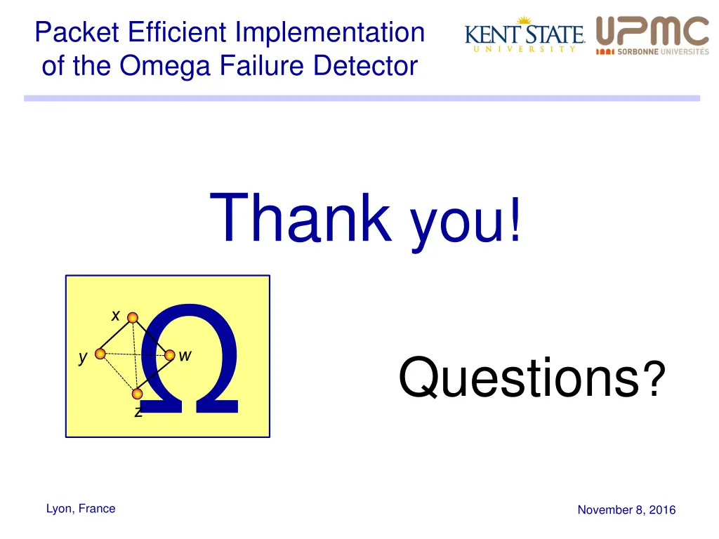 packet efficient implementation of the omega 1