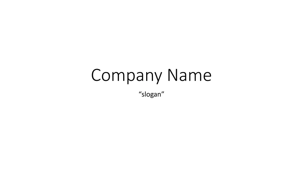 company name