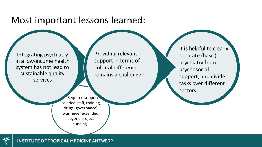 most important lessons learned