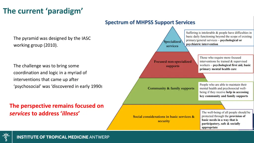 the current paradigm