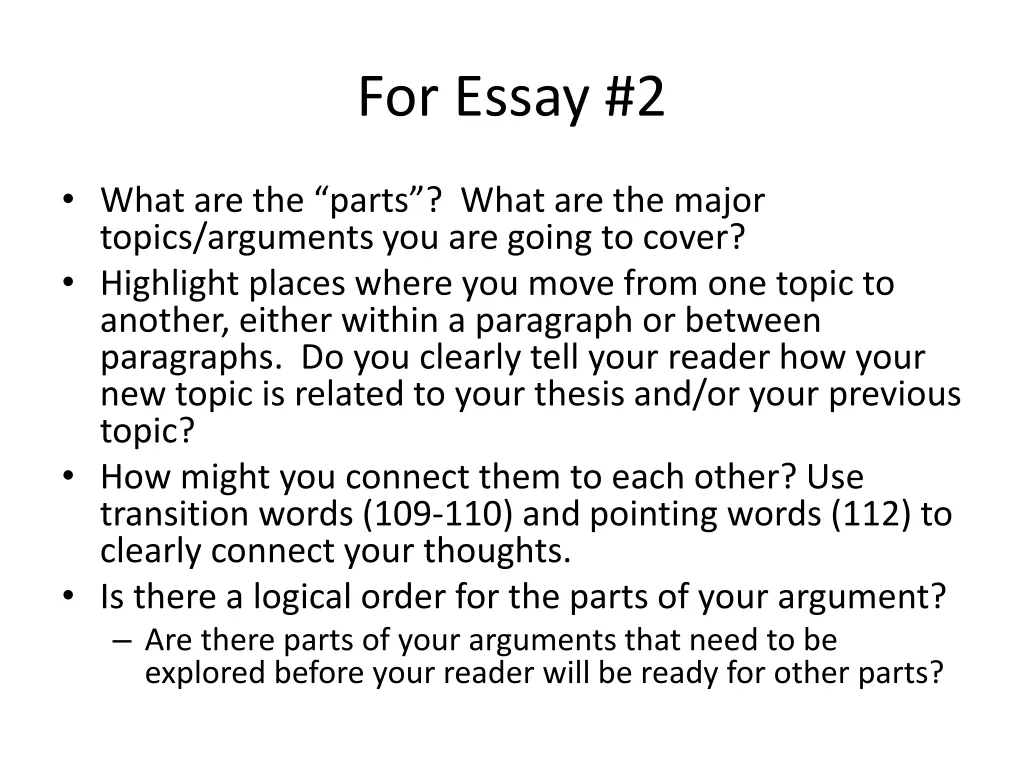for essay 2 1