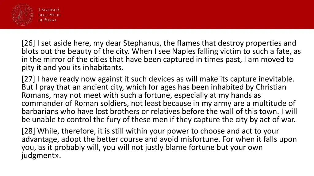 26 i set aside here my dear stephanus the flames